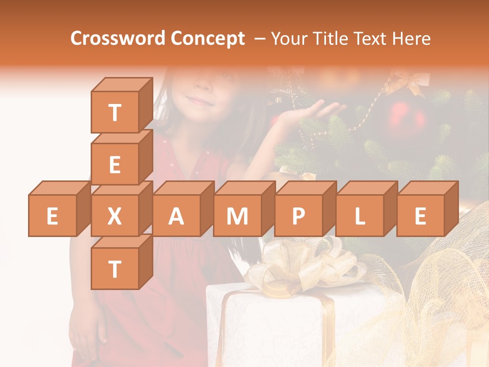 December Surprise Happy PowerPoint Template