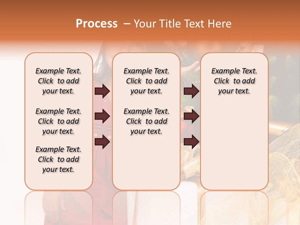 December Surprise Happy PowerPoint Template