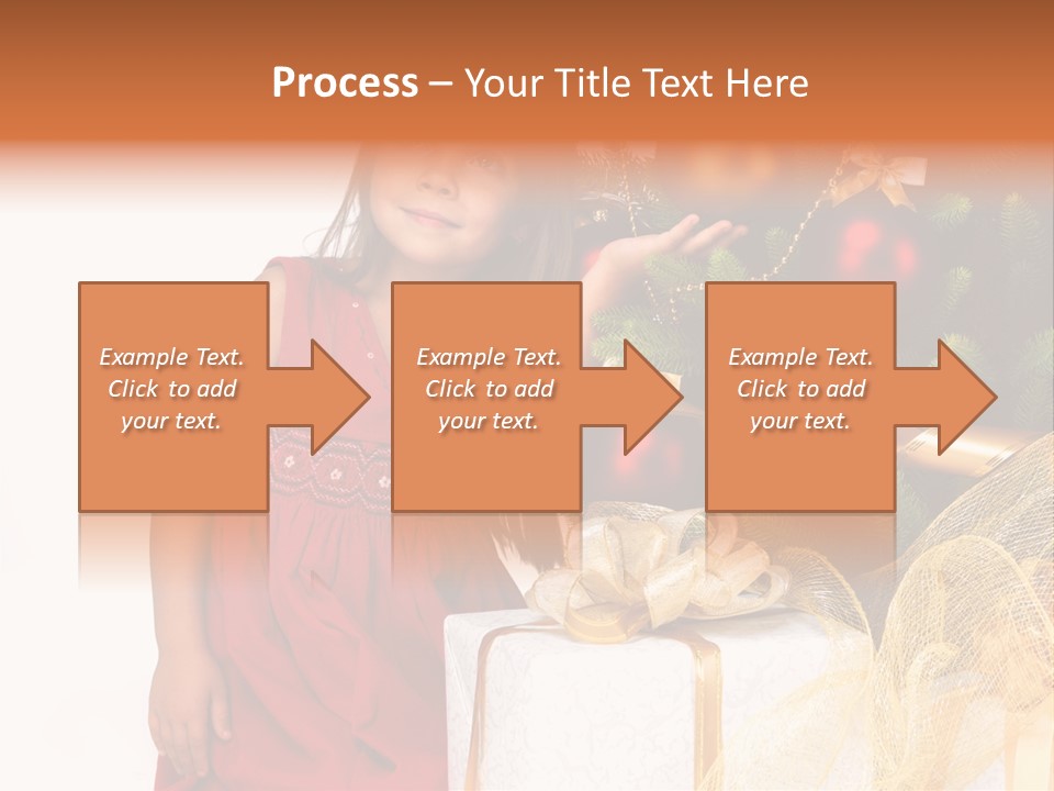 December Surprise Happy PowerPoint Template