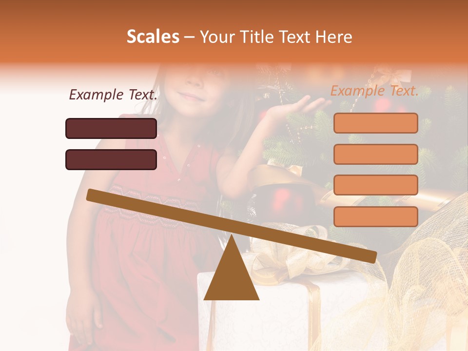 December Surprise Happy PowerPoint Template