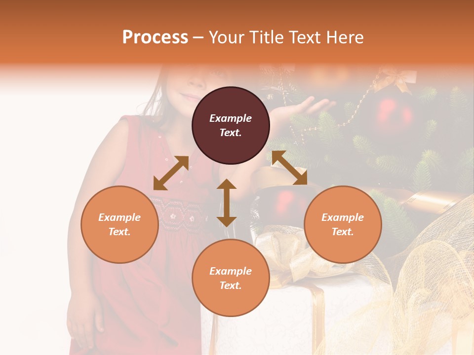 December Surprise Happy PowerPoint Template