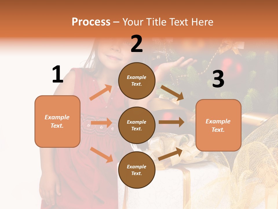 December Surprise Happy PowerPoint Template