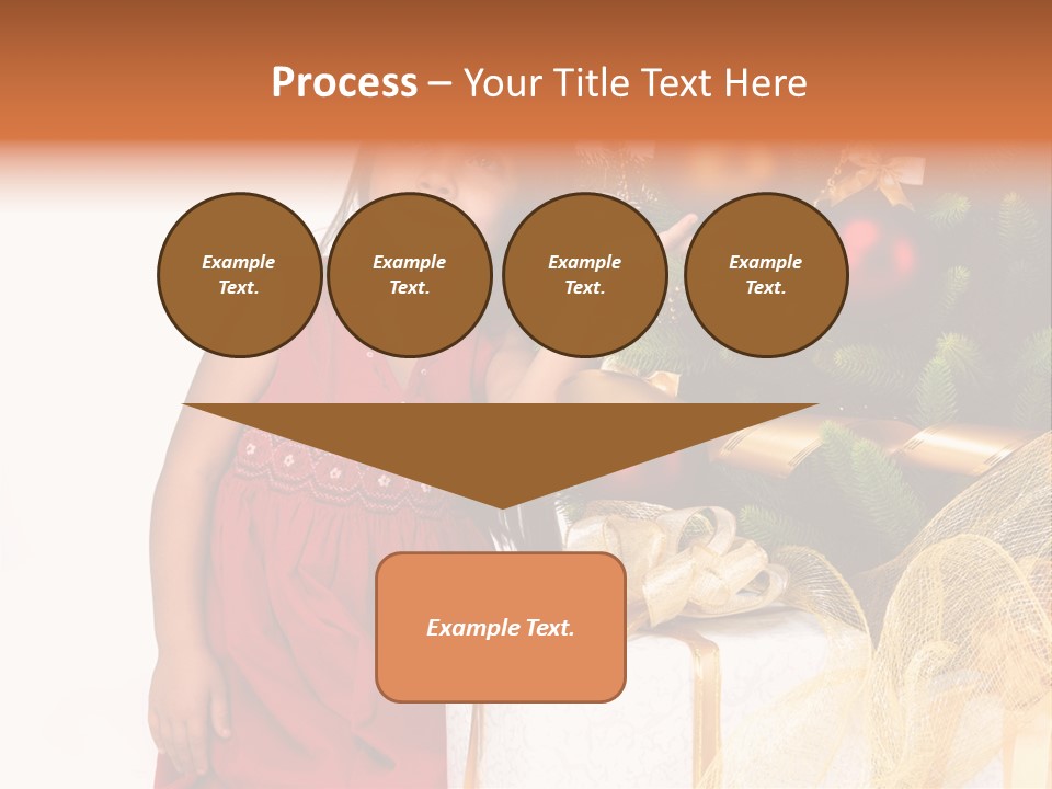 December Surprise Happy PowerPoint Template