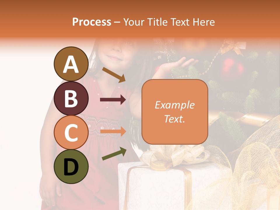 December Surprise Happy PowerPoint Template