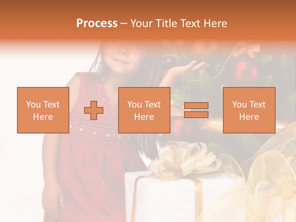 December Surprise Happy PowerPoint Template