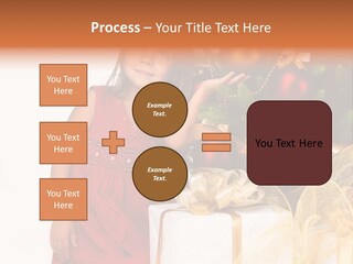 December Surprise Happy PowerPoint Template