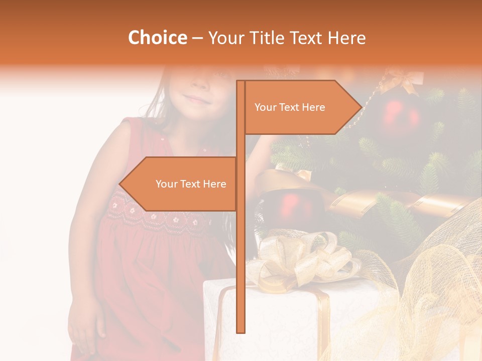 December Surprise Happy PowerPoint Template