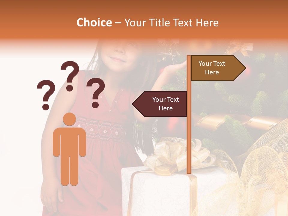 December Surprise Happy PowerPoint Template