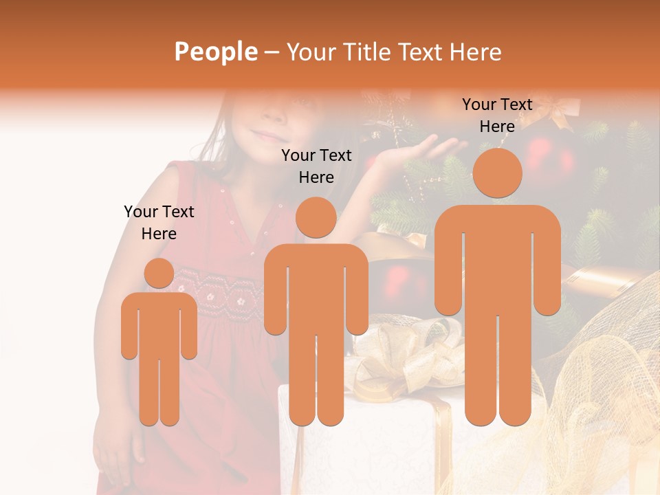 December Surprise Happy PowerPoint Template