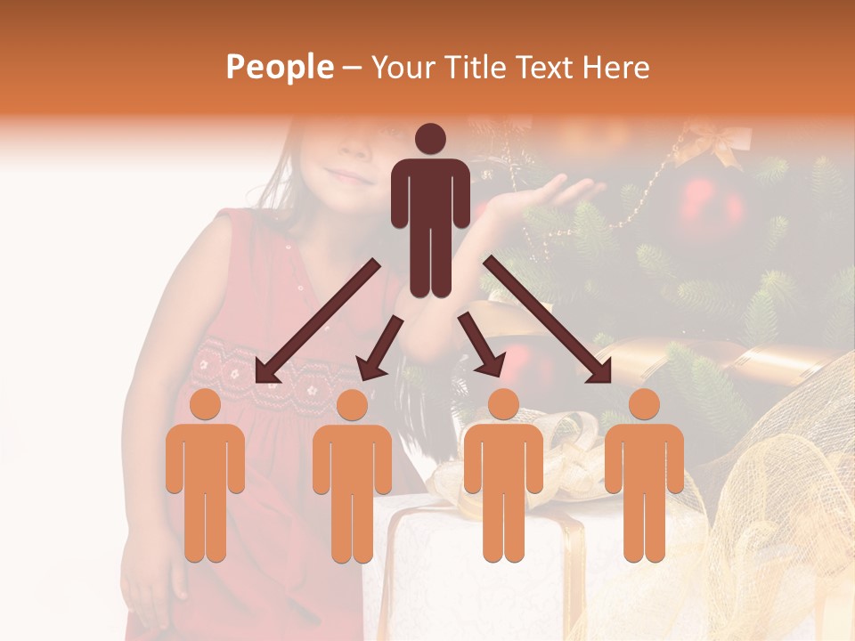 December Surprise Happy PowerPoint Template