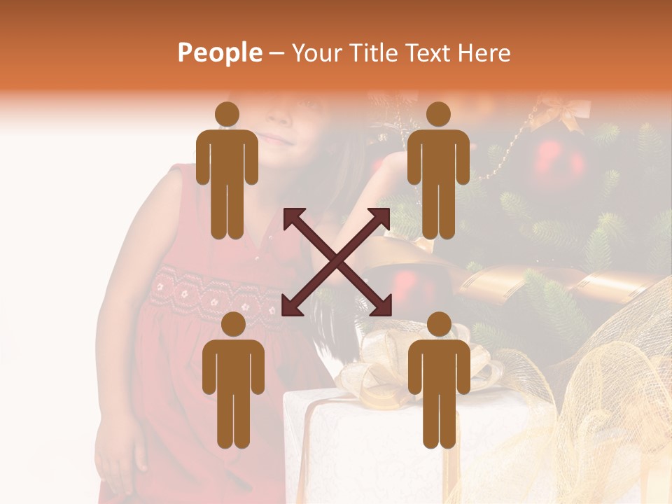 December Surprise Happy PowerPoint Template