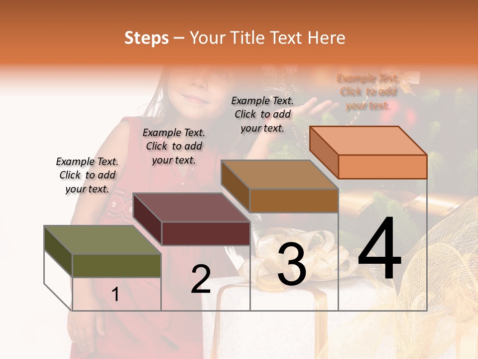 December Surprise Happy PowerPoint Template