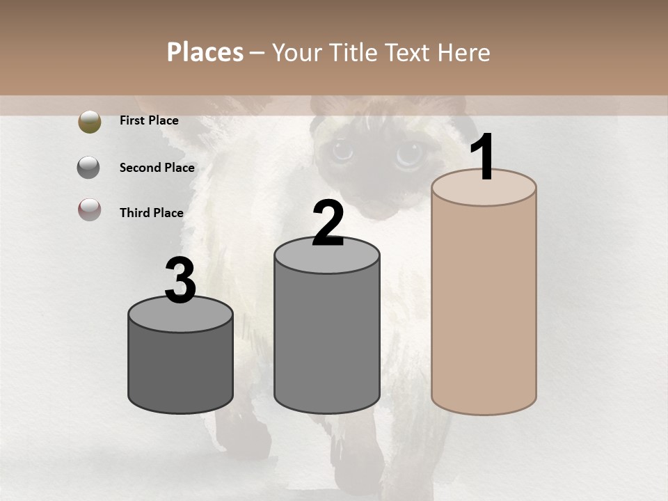 Sitting Art Shape PowerPoint Template