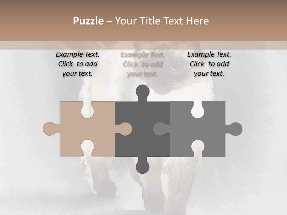 Sitting Art Shape PowerPoint Template