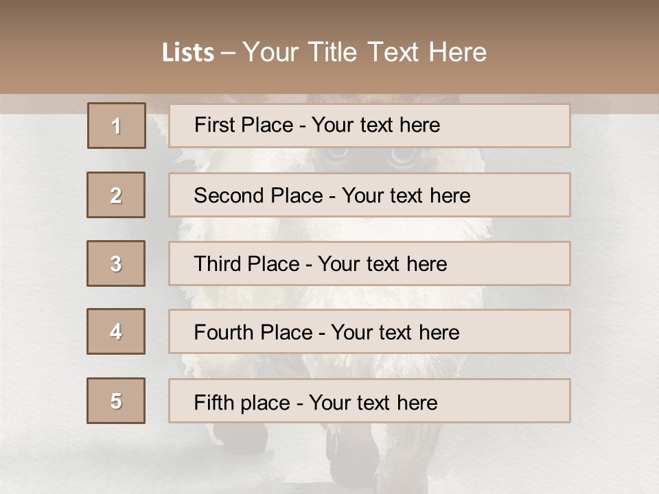 Sitting Art Shape PowerPoint Template