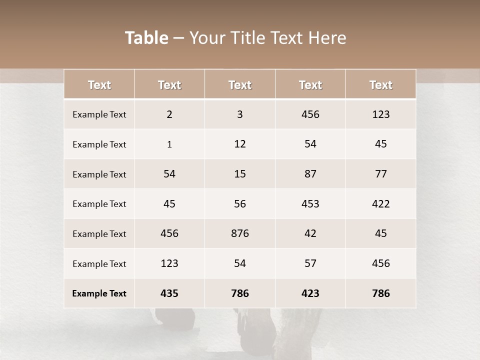 Sitting Art Shape PowerPoint Template