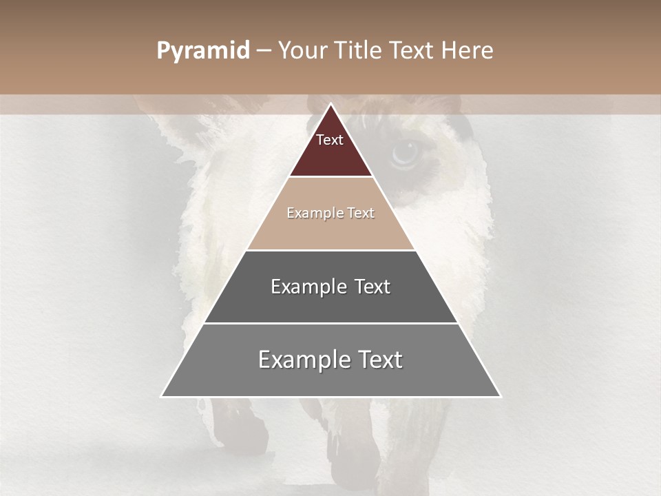 Sitting Art Shape PowerPoint Template
