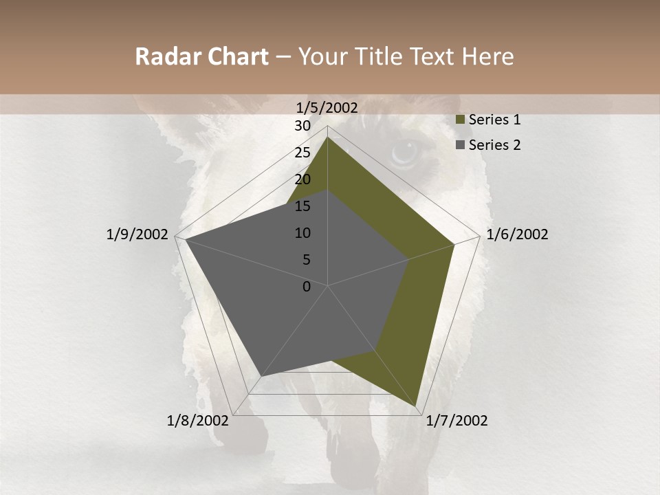 Sitting Art Shape PowerPoint Template