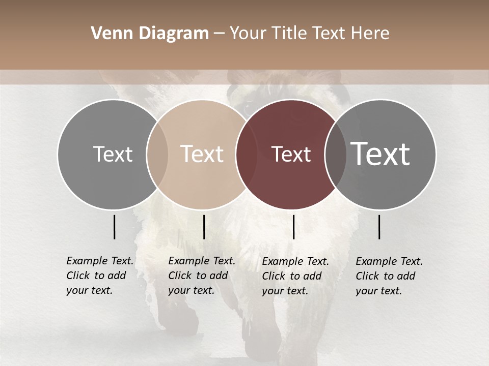 Sitting Art Shape PowerPoint Template