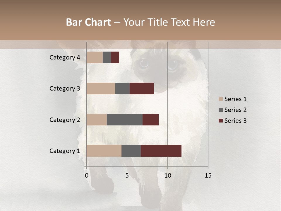 Sitting Art Shape PowerPoint Template
