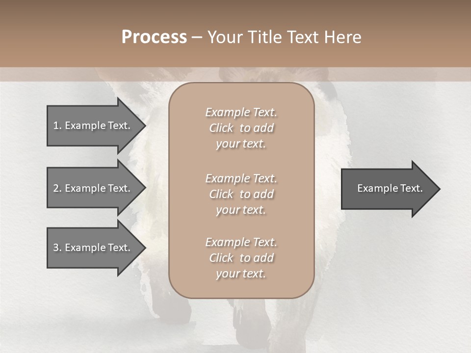 Sitting Art Shape PowerPoint Template