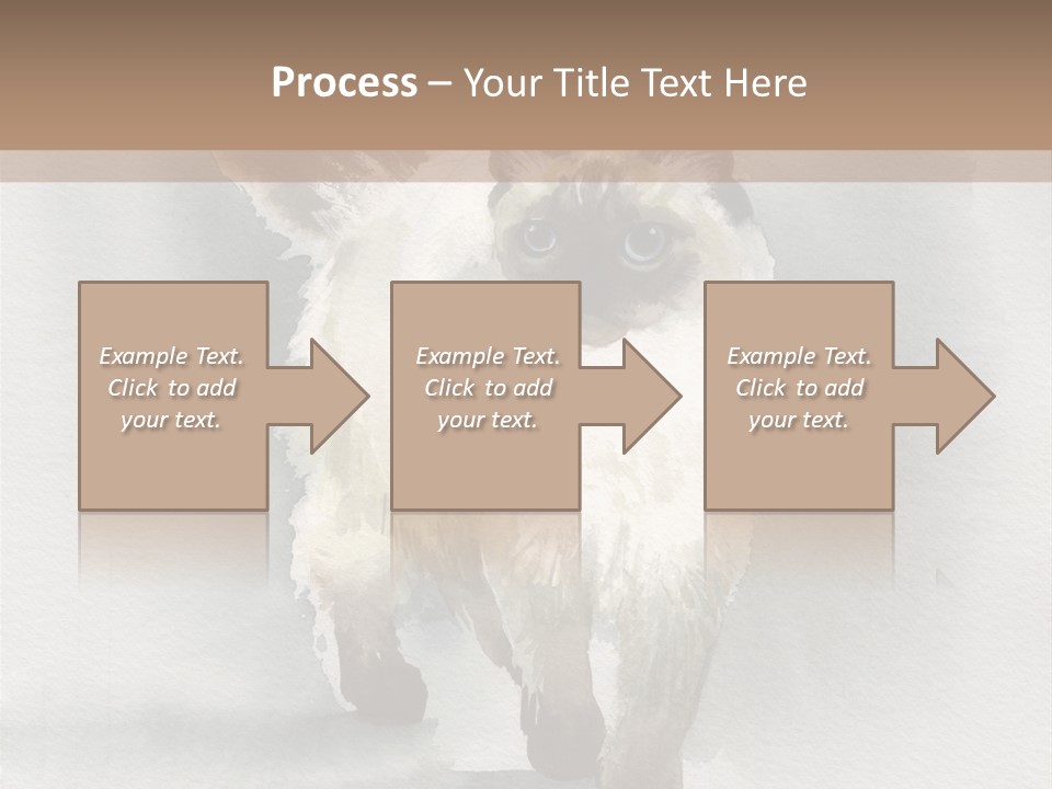 Sitting Art Shape PowerPoint Template