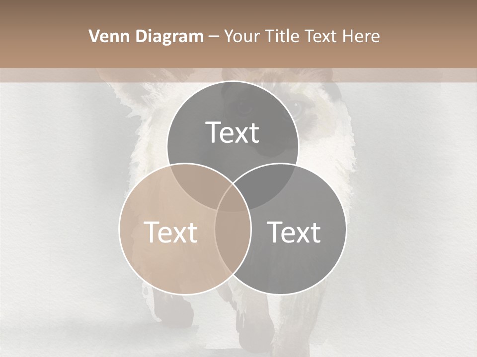 Sitting Art Shape PowerPoint Template