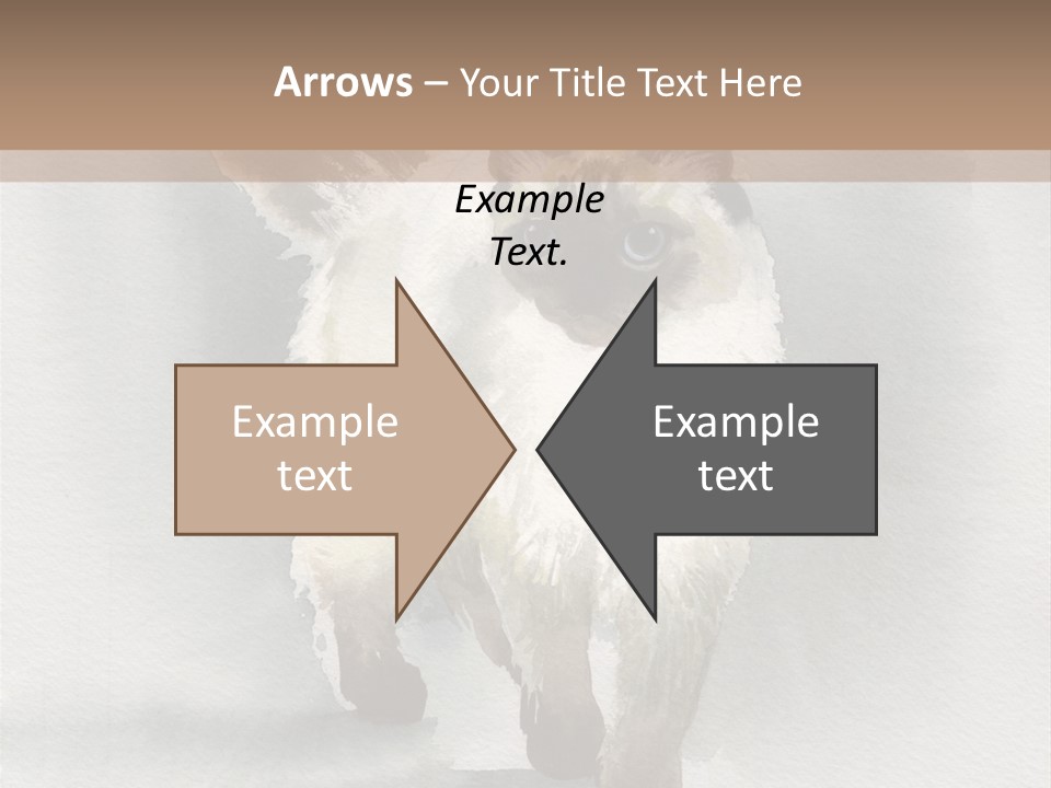 Sitting Art Shape PowerPoint Template