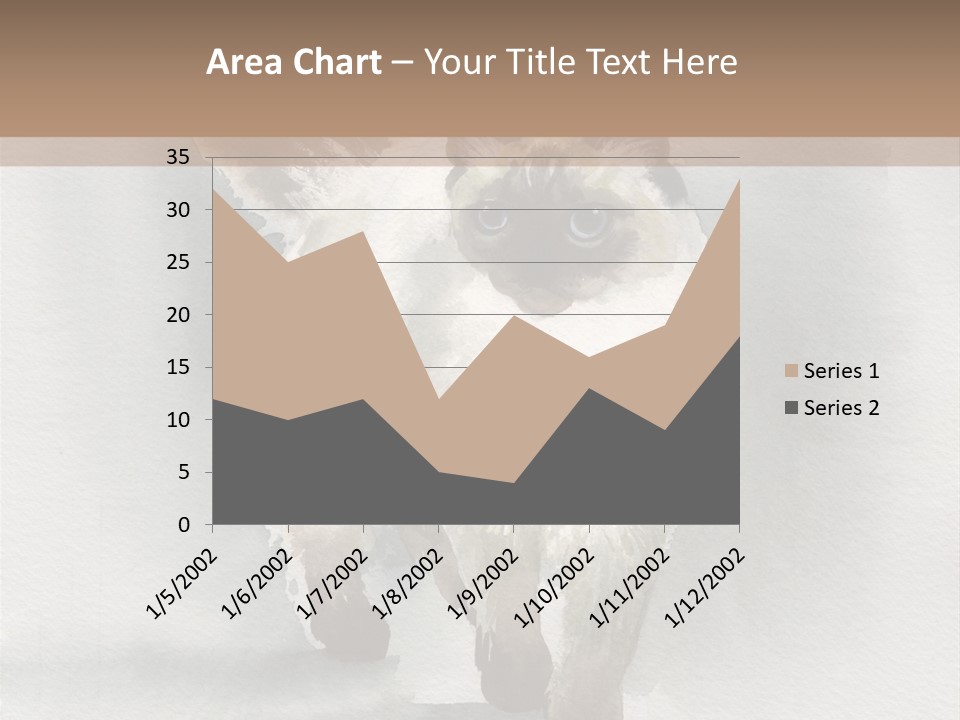 Sitting Art Shape PowerPoint Template