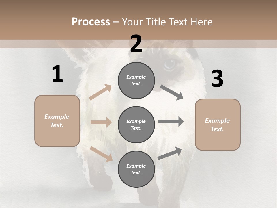 Sitting Art Shape PowerPoint Template