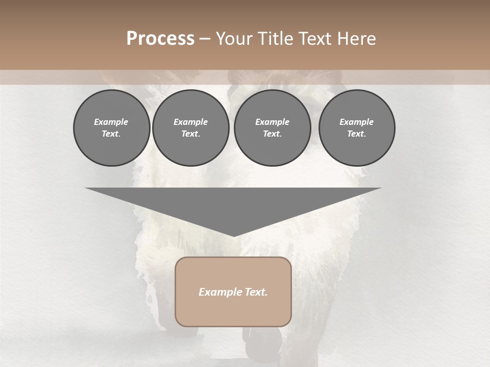 Sitting Art Shape PowerPoint Template