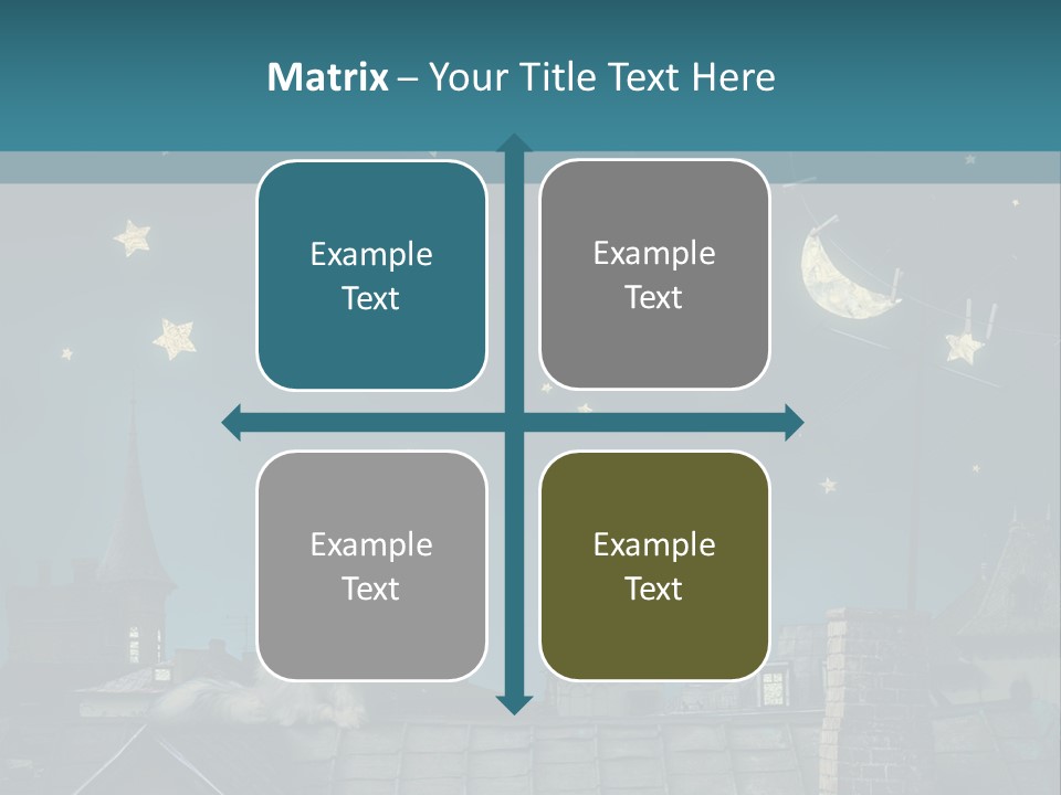 Sitting Art Shape PowerPoint Template