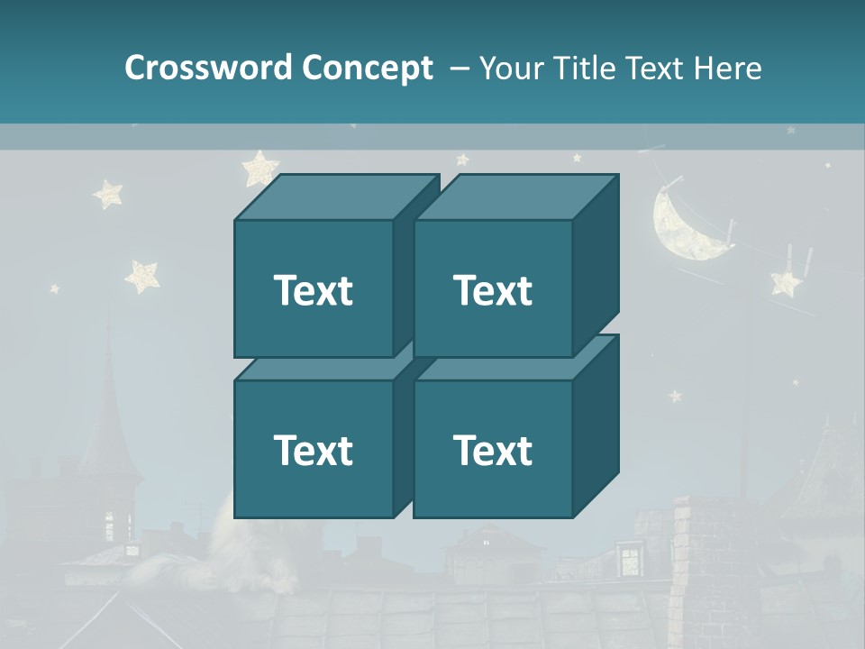 Sitting Art Shape PowerPoint Template