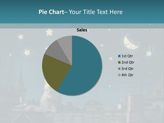 Sitting Art Shape PowerPoint Template