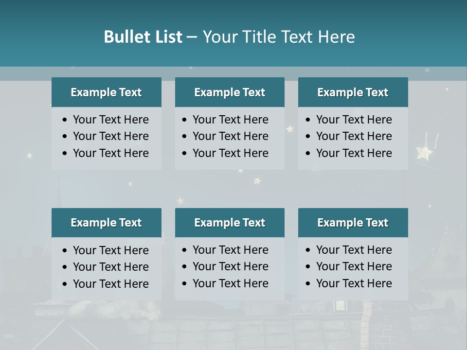 Sitting Art Shape PowerPoint Template