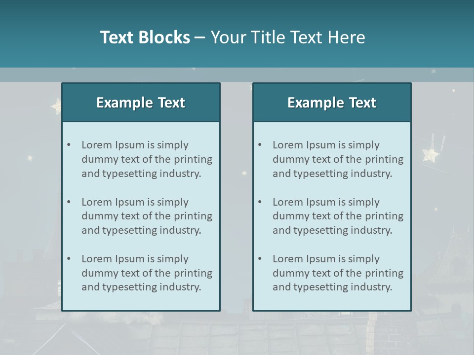 Sitting Art Shape PowerPoint Template