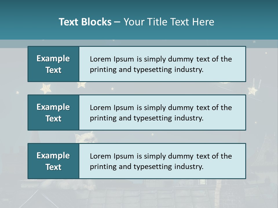 Sitting Art Shape PowerPoint Template