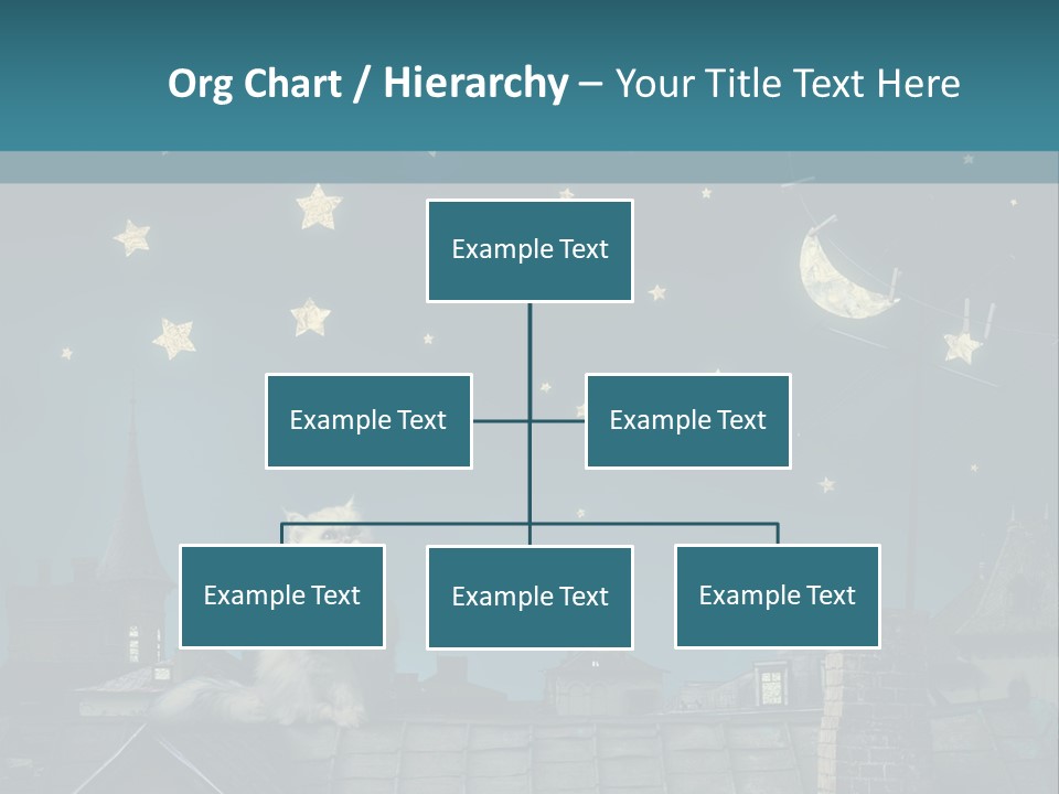 Sitting Art Shape PowerPoint Template