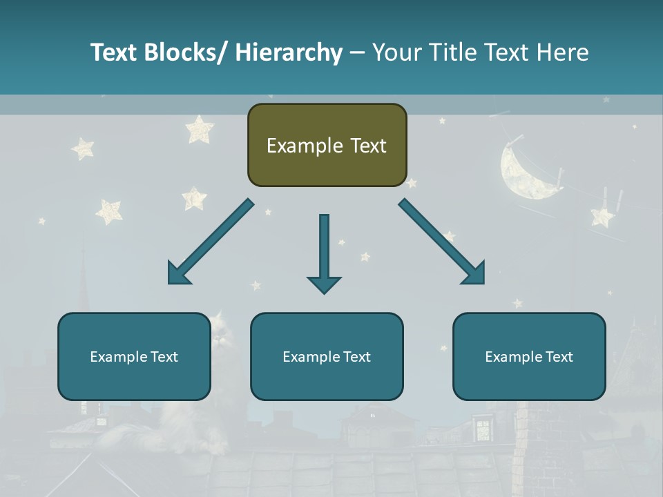 Sitting Art Shape PowerPoint Template