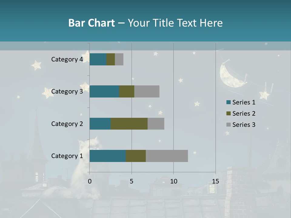 Sitting Art Shape PowerPoint Template