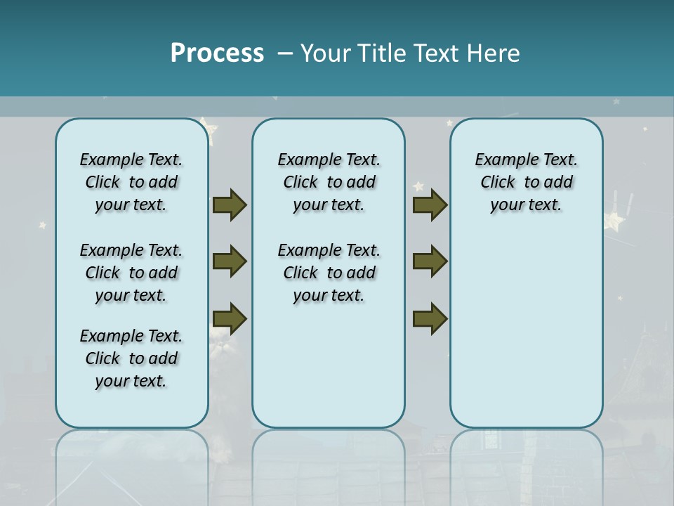 Sitting Art Shape PowerPoint Template
