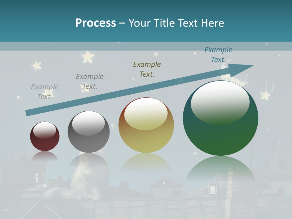 Sitting Art Shape PowerPoint Template