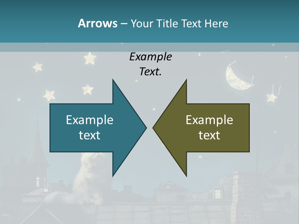 Sitting Art Shape PowerPoint Template