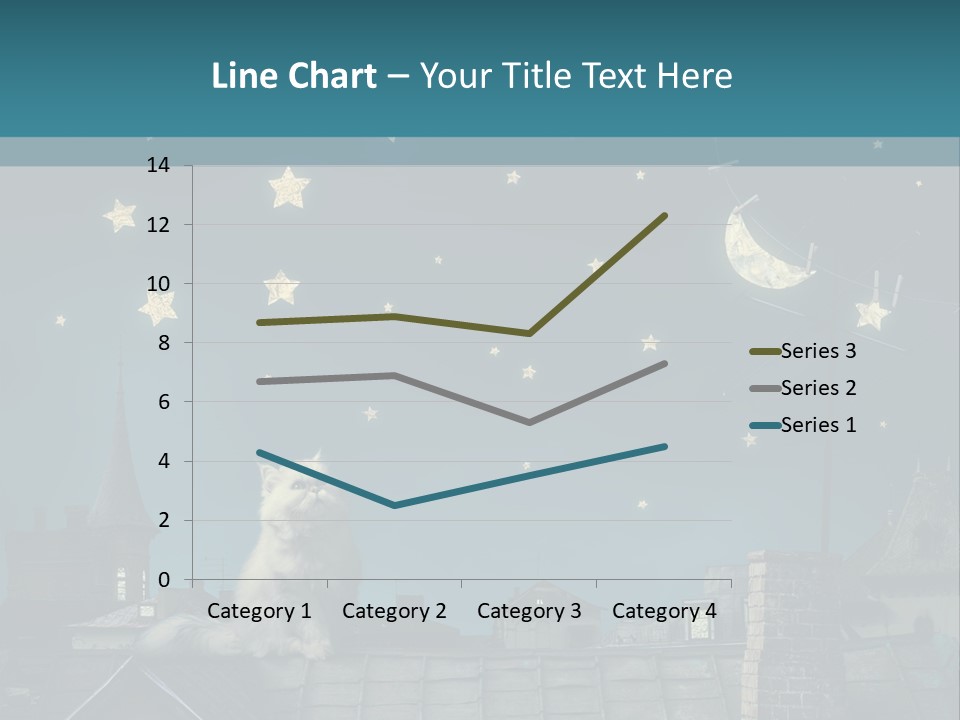 Sitting Art Shape PowerPoint Template