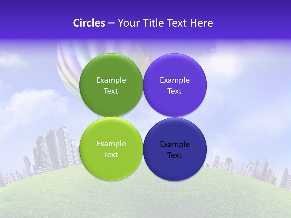 Eiffel Isolated Touristic PowerPoint Template