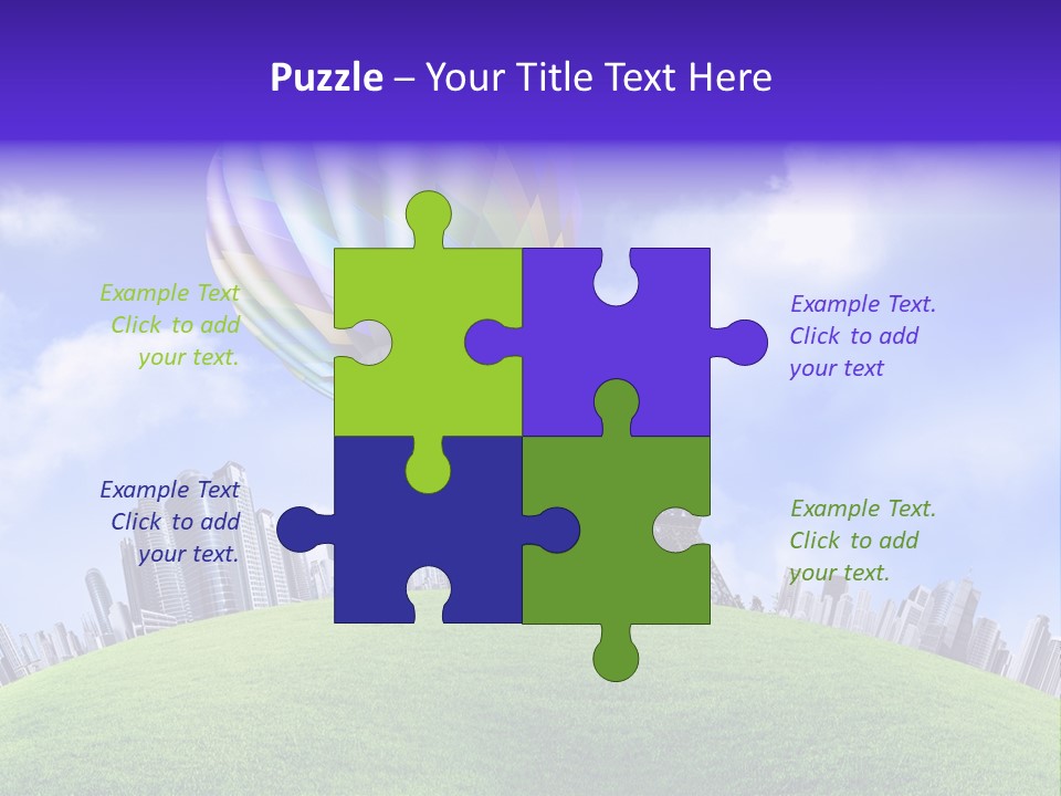 Eiffel Isolated Touristic PowerPoint Template