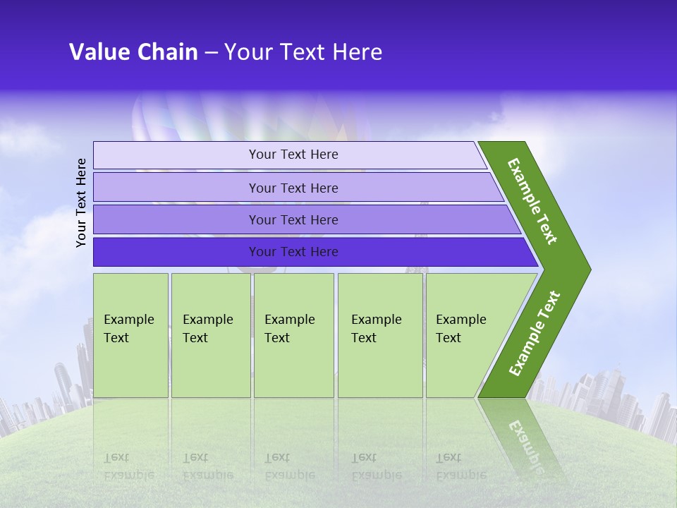 Eiffel Isolated Touristic PowerPoint Template