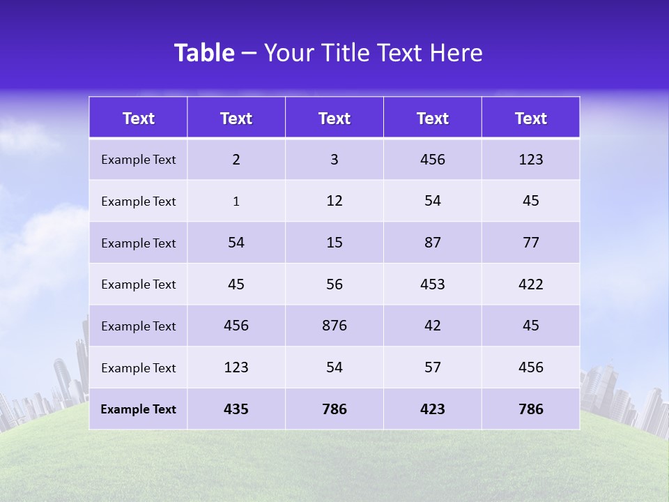 Eiffel Isolated Touristic PowerPoint Template