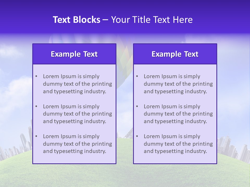 Eiffel Isolated Touristic PowerPoint Template