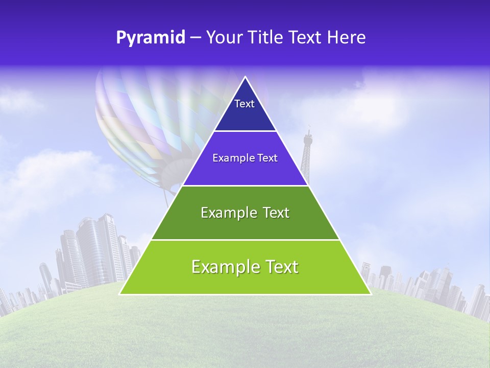 Eiffel Isolated Touristic PowerPoint Template